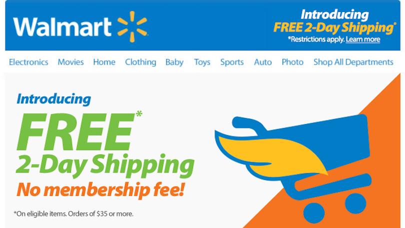 Walmart Two Day Shipping Ad